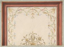 Design for a ceiling, second half 19th century. Creators: Jules-Edmond-Charles Lachaise, Eugène-Pierre Gourdet