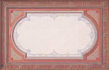 Design for a ceiling, second half 19th century. Creators: Jules-Edmond-Charles Lachaise, Eugène-Pierre Gourdet