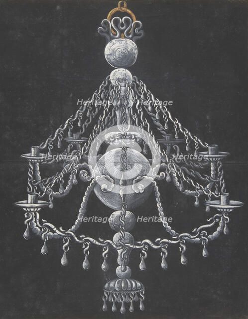 Design for a Chandelier, 18th century. Creator: Anon.