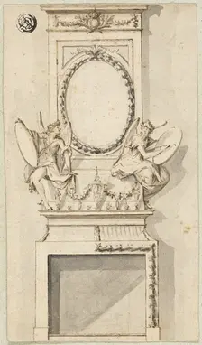 Design for a Chimney Piece, n.d. Creator: Charles Alfred Stothard