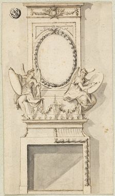 Design for a Chimney Piece, n.d. Creator: Charles Alfred Stothard