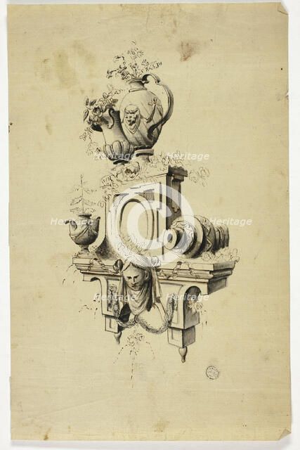 Design for a Chimney Piece, n.d. Creator: Unknown.