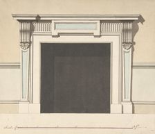 Design for a Chimneypiece, late 18th-early 19th century. Creator: John Yenn