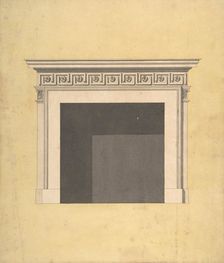 Design for a Chimneypiece, late 18th-early 19th century. Creator: John Yenn