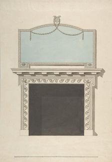 Design for a Chimneypiece, late 18th-early 19th century. Creator: John Yenn