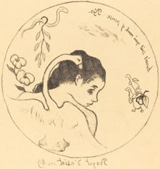 Design for a China Plate (Projet d'assiette), 1889. Creator: Paul Gauguin