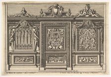 Design for a Choir Screen with Two Variants, from: Clôtures de chapelles, 17th century. Creator: Jean le Pautre