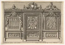 Design for a Choir Screen with Two Variants, from: Clôtures de chapelles, 17th century. Creator: Jean le Pautre