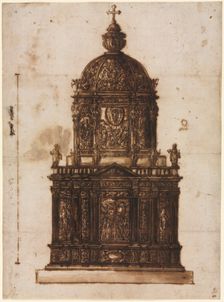 Design for a Ciborium, 1600s. Creator: Fantoni Family Workshop (Italian)