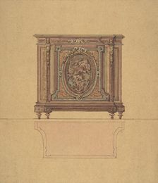Design for a Commode, ca. 1870-80. Creator: A. Damon et Cie