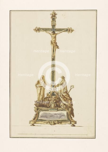 Design for a crucifix, c.1775-c.1785. Creator: Luigi Valadier.