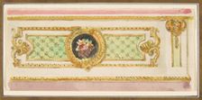 Design for a Decorative Wall Panel, 19th century. Creator: Anon