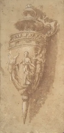 Design for a Decorative Vessel, 16th century. Creator: Anon