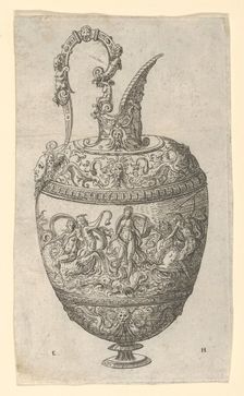 Design for a Ewer, 1565. Creator: Erasmus Hornick