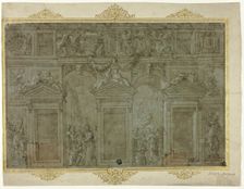 Design for a Façade Decoration, c. 1548. Creator: Unknown