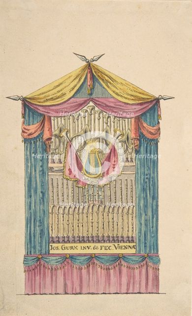 Design for a Fanciful Organ, late 18th-early 19th century. Creator: Joseph Ignaz Gurk.
