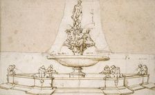 Design for a Fountain, late 16th century. Artist: Giambologna