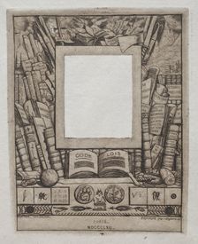 Design for a Frame for the Portrait of Armand Guéraud, 1862. Creator: Charles Meryon (French, 1821-1868)