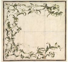Design for a Framing Motif, 1712-93. Creator: Attributed to Francesco Guardi
