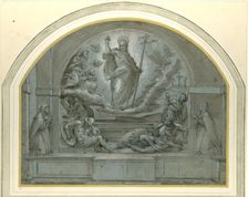 Design for a Frescoed Altarpiece of The Resurrection, ca. 1560-71. Creator: Tommaso Manzuoli