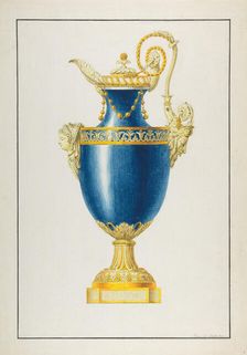 Design for a Gilt Bronze Ewer, ca. 1770-90. Creator: George Heinrich von Kirn