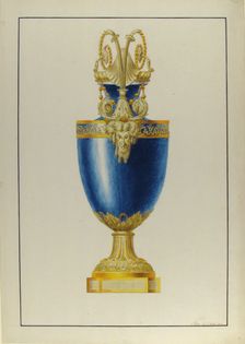 Design for a Gilt Bronze Urn, ca. 1770-90. Creator: George Heinrich von Kirn