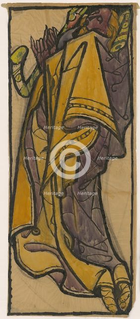 Design for a glass window I., 1940-1944. Creator: Ján Novák.