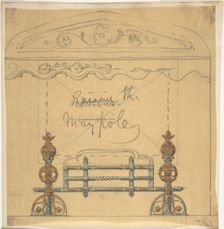 Design for a Grate, 19th century. Creator: Anon