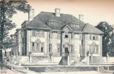 Design for a house at Hampstead By C. H. B. Quennell c1913