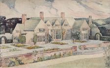 Design for a House and Garden in Surrey by the late C. E. Mallows c1900