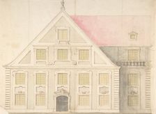 Design for a House Façade, 18th century. Creator: Attributed to Anonymous