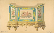 Design for a Jardiniere, 19th century. Creator: Anon
