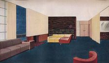 Design for a Living Room c1937. Artist: Gilbert Rohde