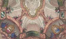 Design for a Painted Ceiling, 1800-1900. Creator: Anon