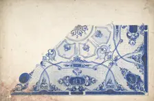 Design for a Painted Ceiling, 1800-1900. Creator: Anon