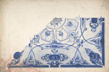 Design for a Painted Ceiling, 1800-1900. Creator: Anon