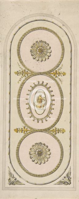 Design for a Panel, 1748-92. Creator: Unknown.