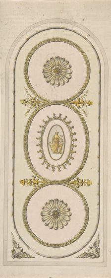 Design for a Panel, 1748-92. Creator: Unknown