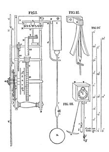 Design for a pendulum clock, 1673. Creator: Anon