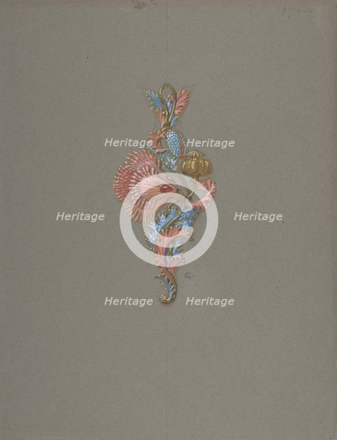 Design for a Pendant, . Creator: Eugene Samuel Grasset.