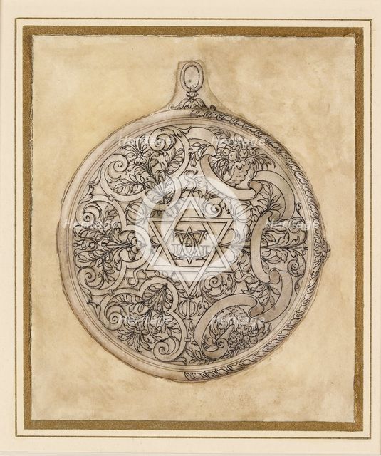 Design for a pendant jewel, mid 16th century. Artist: Etienne Delaune.