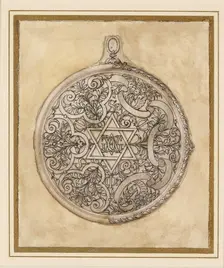 Design for a pendant jewel, mid 16th century. Artist: Etienne Delaune