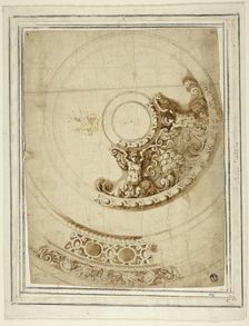 Design for a Platter or Basin, n.d. Creator: Unknown