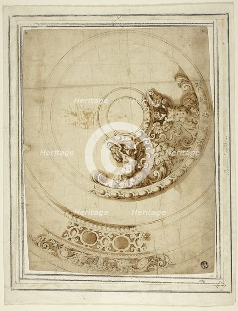 Design for a Platter or Basin, n.d. Creator: Unknown.