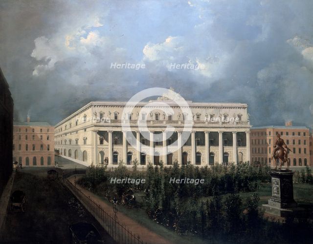 'Design for a proposed New Opera House in Leicester Square', c1790. Creator: William Hodges.