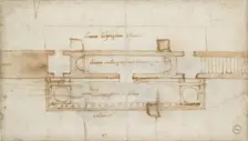 Design for a Relic Chamber, c1490-1560. Artist: Michelangelo Buonarroti