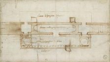 Design for a Relic Chamber, c1490-1560. Artist: Michelangelo Buonarroti