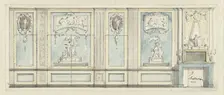 Design for a room wall, c.1752-c.1819. Creator: Juriaan Andriessen