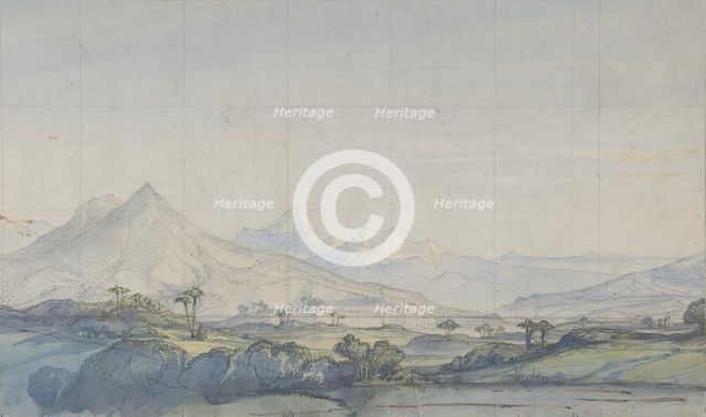 Design for a Stage Set at the Opéra, Paris, 1828-90. Creator: Eugene Ciceri.