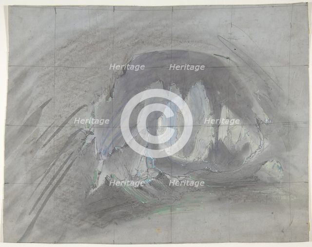 Design for a Stage Set at the Opéra, Paris, 1828-90. Creator: Eugene Ciceri.
